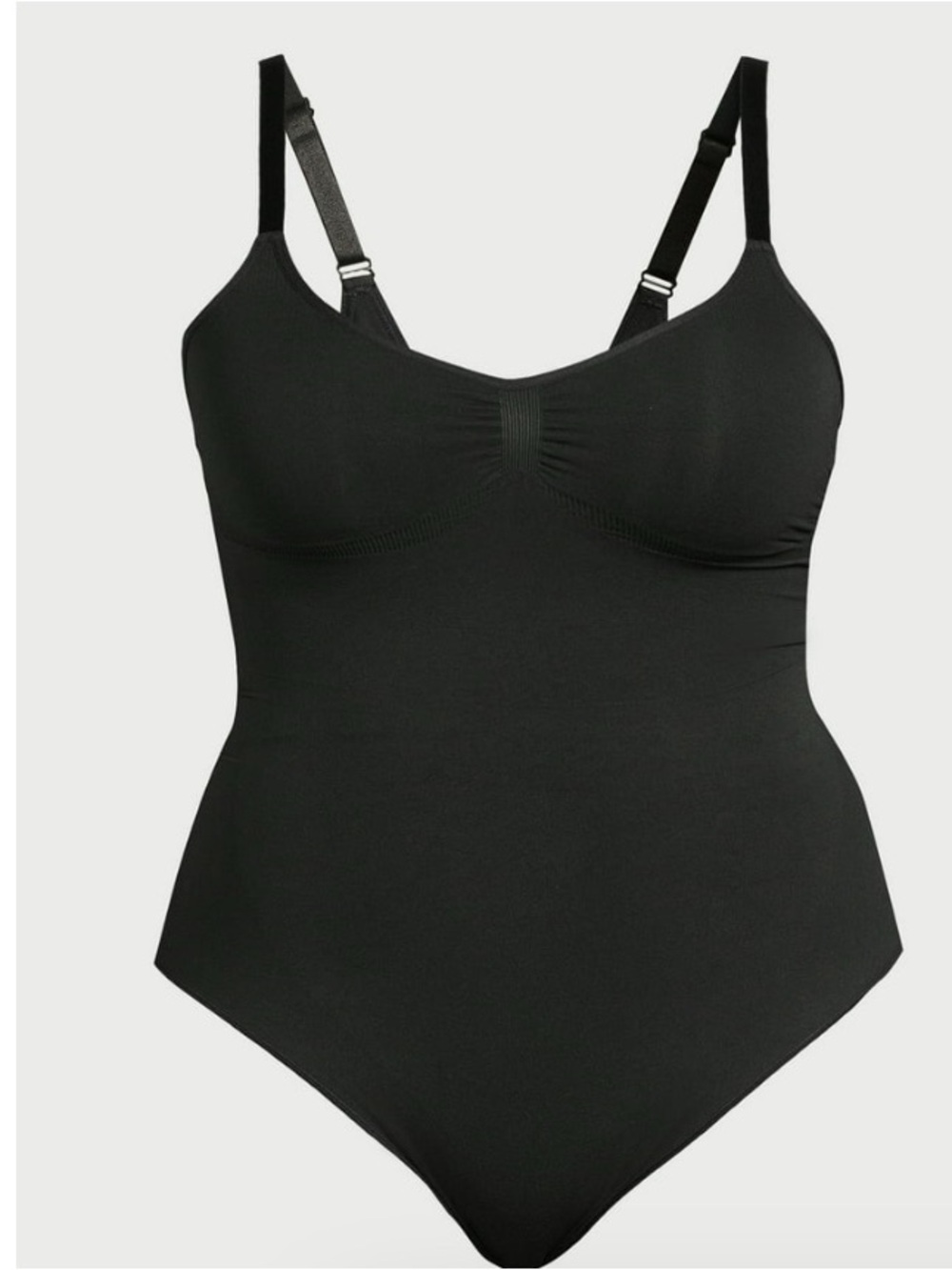 Joyspun Women’s Seamless Sculpting Thong Bodysuit – Size M – Black NWT - Picture 4 of 9